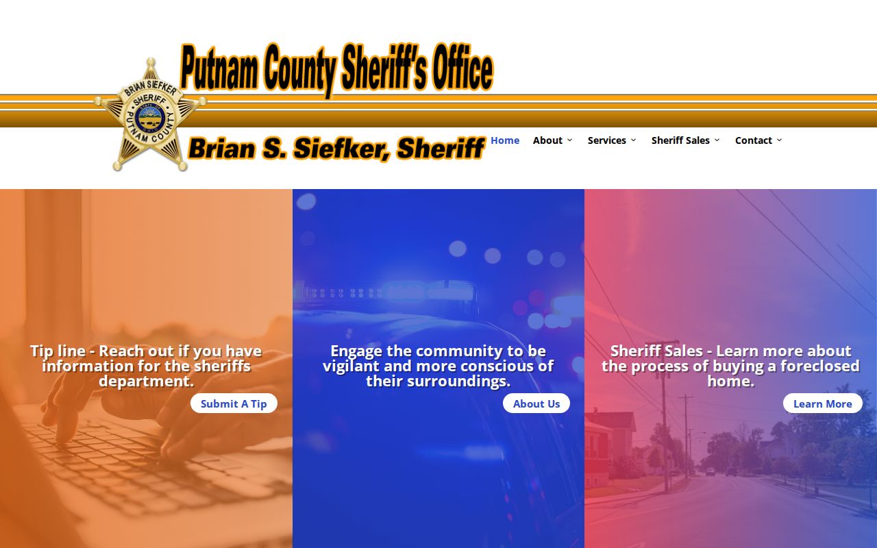 Putnam County Sheriff source for released inmate records