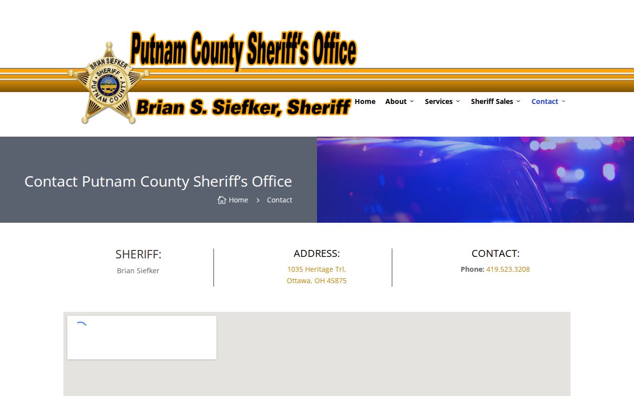 Putnam County Jail contact source for same-day release records