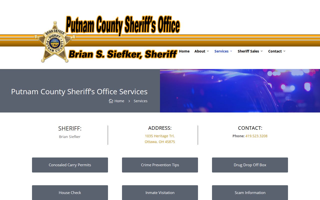 Putnam County Sheriff services gateway to VINE inmate and release notifications